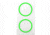 TRU Ball AVX-31 Scope Ring Mask Reticle, Green, 1502873