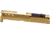 True Precision Axiom Springfield Hellcat 9mm Pistol Slide, RMS Cut &amp; Cover Plate, Gold TiN, TP-SHCS-G-RMS