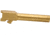 True Precision Glock 19 Non-Threaded Barrel, Gold TiN, TP-G19B-XG