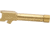 True Precision Glock 26 Threaded Barrel, 1/2x28, Gold TiN, TP-G26B-XTG
