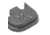 True Precision Slide Cover Backplate, Glock 43, Stealth Grey, TP-G43BPL-A