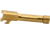 True Precision Springfield Hellcat Threaded Barrel, 9mm, 1-10 Twist, 416R Stainless Steel, Gold TiN, TP-SHCB-XTG