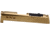 True Precision Sig P365 9mm Pistol Slide w/RMS Cut/Cover Plate, Gold TiN, TP-P365S-G-RMS