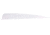 Trueflight Trueflight Shield Cut Feathers, White 3in Rw 100 Pack