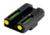 TruGlo Brite-Site TFO Low Profile Green Fiber Optic Front Yellow Rear Sight Set for Glock 42, TG-TG131GT1B