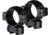TruGlo Lightweight 1in Scope Rings Mounts, Rimfire/Airgun Rails, Medium, Black, TG-TG8960B2