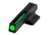 TruGlo TFO Fiber Optic Handgut Sight Set for Novak 1911 .270/.500, Green, TG-TG131NT3