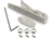 TruGlo Titanium X Backflip Replacment Mechanical Blades, 2 Blade, 3 pk, Silver, TG3205AR