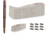 TruGlo Titanium X Backflip Replacment Mechanical Blades, 3 Blade, 3 pk, Silver, TG3206AR