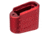 TRYBE Defense +4 Magazine Extension Base Pad for Glock 43X/48, Red, MAGEXTGLK43X48/4-RD