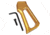 TRYBE Defense Aggressive AR Grip, Gold, ARGRIP2-GLD