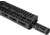 TRYBE Defense AR-15 .300 AAC Blackout 16in Complete Upper Receiver, Pistol Length, 1-7 Twist, 5/8x24, A2, Black, UPPER16300-BLK