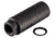 TRYBE Defense AR-15 .300 Blackout Flash Can Muzzle Device, 5/8x24, Spiral Flute, Black Anodized, SF300FC
