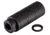 TRYBE Defense AR-15 5.56x45 NATO Flash Can Muzzle Device, 1/2x28, Spiral Flute, Black Anodized, SF556FC
