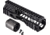TRYBE Defense AR-15 M-LOK Lightweight Quad Handguard w/ Full Rail, 7in, Black, HDG7QFR-BL