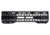 TRYBE Defense AR-15 M-LOK Lightweight Quad Handguard w/ Full Rail, 9in, Black, HDG9QFR-BL