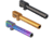 TRYBE Defense Glock 17 Match Grade Non-Threaded Pistol Barrel, Black, Chameleon, Gold, Titanium