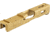 TRYBE Defense Glock 19 Pistol Slide - Version 1, Gen 5, RMR Cut, Gold, SLDG19G5RMR-GLD
