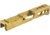 TRYBE Defense Glock 19 Pistol Slide - Version 2, Gen 5, RMR Cut, Gold, SLDG19G5RMRV2-GLD