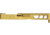 TRYBE Defense Glock 19 Pistol Slide - Version 2, Gen 5, RMR Cut, Gold, SLDG19G5RMRV2-GLD