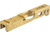 TRYBE Defense Glock 19 Pistol Slide - Version 2, Gen 5, Viper Cut, Gold, SLDG19G5VPRV2-GLD