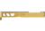 TRYBE Defense Glock 19 Pistol Slide - Version 2, Gen 5, Viper Cut, Gold, SLDG19G5VPRV2-GLD