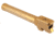 TRYBE Defense GLOCK 22/31 9mm Threaded Conversion Pistol Barrel, 1/2 x 28, 416R Stainless Steel, Gold TIN, TPBCONVG22-31-TIN