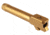 TRYBE Defense GLOCK 23/32 9mm Threaded Conversion Pistol Barrel, 1/2 x 28, 416R Stainless Steel, Gold TIN, TPBCONVG23-32-TIN