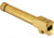 TRYBE Defense Glock 23/32 9mm Threaded Conversion Pistol Barrel, 3.25 inch, 1-10 Twist, Gold TiN, Version 2, TPBCONVG23-32-TIN-V2