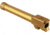 TRYBE Defense Grade Threaded Pistol Barrel, 9/16 x 24 Thread, Glock 22 .40 S&amp;W, Gold TIN, TPBG2240-TIN