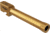 TRYBE Defense Grade Threaded Pistol Barrel, 9/16 x 24 Thread, Glock 22 .40 S&amp;W, Gold TIN, TPBG2240-TIN