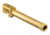 TRYBE Defense Grade Threaded Pistol Barrel, Glock 17, 1/2 x 28 Thread, Gold TIN, TPBG17-TIN