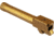 TRYBE Defense Grade Threaded Pistol Barrel, Glock 19/19, 1/2 x 28 Thread, Gold TIN, TPBG19-TIN
