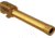TRYBE Defense Grade Threaded Pistol Barrel, Glock 19/19, 1/2 x 28 Thread, Gold TIN, TPBG19-TIN