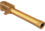 TRYBE Defense Grade Threaded Pistol Barrel, Sig Sauer P320, 1/2 x 28 Thread, Gold TIN, TPBSIG320-TIN