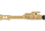 TRYBE Defense Low-Mass AR-15 Complete Bolt Carrier Group, Matte Gold Chrome, BCG556-LMGLD