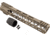 TRYBE Defense Magnite Go Fast Ultra Lightweight Handguard, Cut Top Rail, M-LOK, FDE, 12in, MGHDG-V2-12CR-FDE