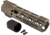 TRYBE Defense Magnesium Alloy Go Fast Ultra Lightweight Handguard, Cut Top Rail, M-LOK, FDE, 9in, MGHDG-V2-9CR-FDE