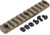 TRYBE Defense Magnite M-Lok Picatinny Rail Section with Lugs - 11 Slots, FDE, TRBDMGRAIL11-V2-FDE