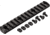 TRYBE Defense Magnite M-Lok Picatinny Rail Section with Lugs - 13 Slots, Black, TRBDMGRAIL13-V2-BL