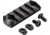 TRYBE Defense Magnite M-Lok Picatinny Rail Section with Lugs - 5 Slots, Black, TRBDMGRAIL5-V2-BL