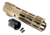 TRYBE Defense Magnite Ultra Function Lightweight Handguard, Cut Top Rail, M-LOK, FDE, 9in, MGHDG-V1-9CR-FDE