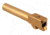 TRYBE Defense Match Grade Non Threaded Pistol Barrel, Glock 20, Gold TIN, PBG20-TIN