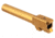 TRYBE Defense Match Grade Non Threaded Pistol Barrel, Glock 22 .40 S&amp;W, Gold TIN, PBG2240-TIN