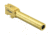 TRYBE Defense Match Grade Non Threaded Pistol Barrel, S&amp;W M&amp;P 9mm 4in 2.0, Gold TIN, PBSWMP4-TIN