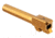 TRYBE Defense Non Threaded Conversion Pistol Barrel for Glock 22/31, 9mm, 416R Stainless Steel, Gold TIN, PBCONVG22-31-TIN