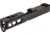 TRYBE Defense Pistol Slide, Glock 19, Gen 3, Venom Cut, Version 2, Black Cerakote, No Base Plate Included, SLDG19G3VNMV2-BN