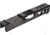 TRYBE Defense Pistol Slide, Glock 19, Gen 4, RMR Cut, Version 2, Black Cerakote, No Base Plate Included, SLDG19G4RMRV2-BN