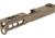 TRYBE Defense Pistol Slide, Glock 19, Gen 4, RMR Cut, Version 2, FDE Cerakote, SLDG19G4RMRV2-FDE