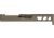 TRYBE Defense Pistol Slide, Glock 19, Gen 4, Viper Cut, Version 2, FDE Cerakote, No Base Plate Included, SLDG19G4VPRV2-FDE